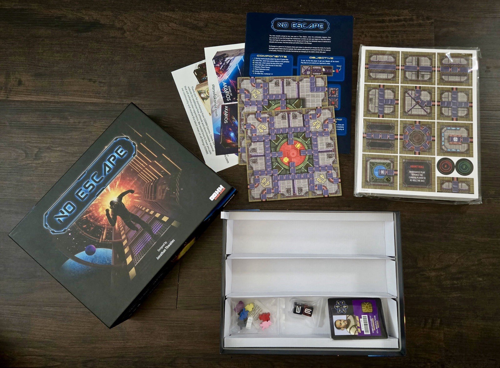 No Escape Strategic Maze Building Board Game Adult And Family Fun Game Night