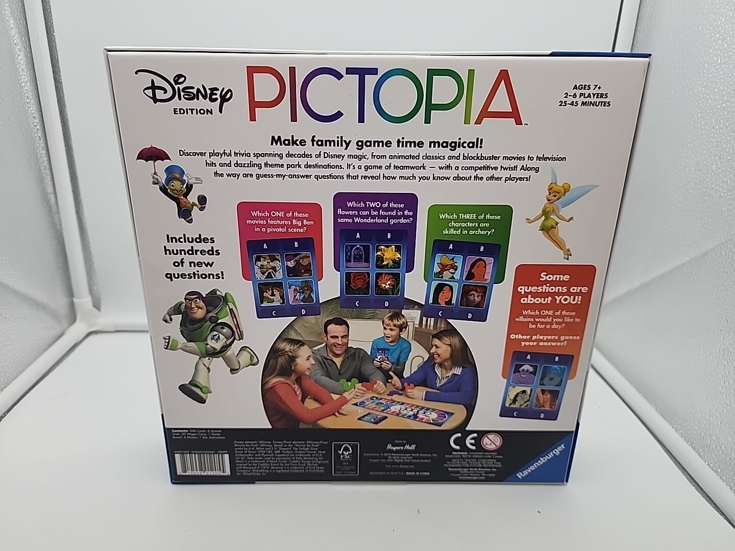 Pictopia: Disney Edition Trivia Board Game Family 1000+ Questions NEW SEALED