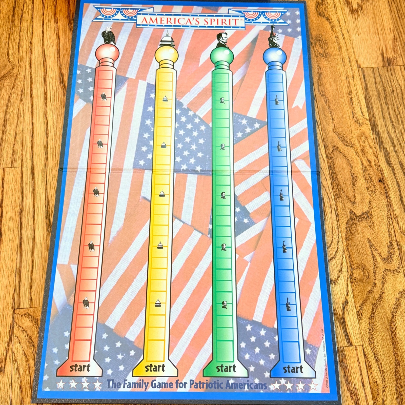 Americas Spirit The Family Game for Patriotic Americans University Games *read*