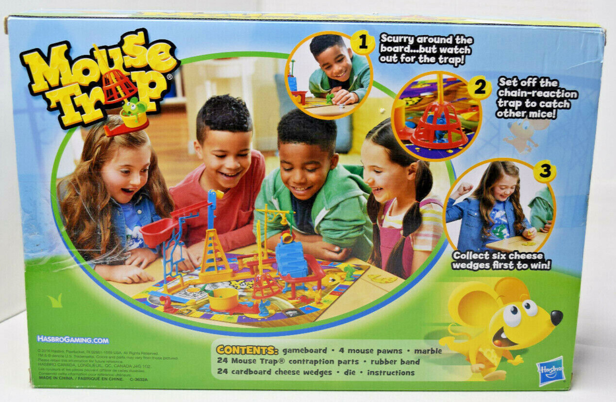 2005 Mouse Trap Board Game by Milton Bradley Complete Open box