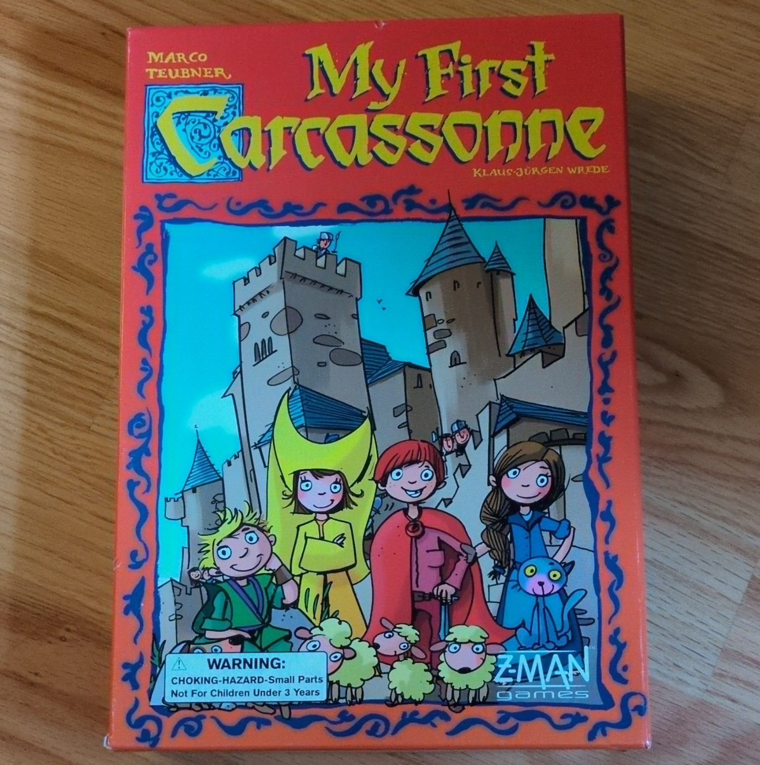 Z-Man Games My First Carcassonne Board Game Medieval 2 Players Ages 4+