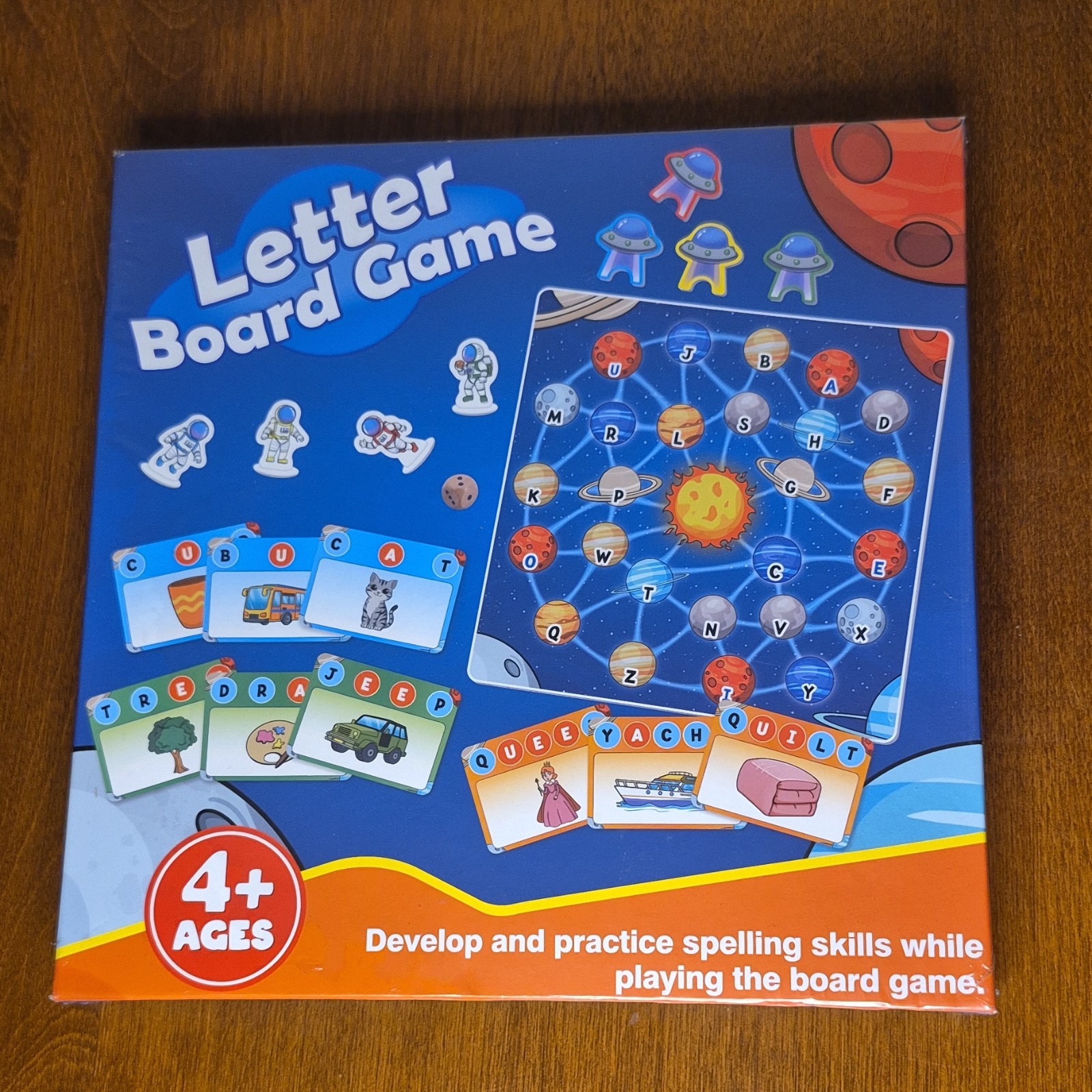 Educational Letter Board Game for Kids – Reading, Spelling & Homeschool Fun