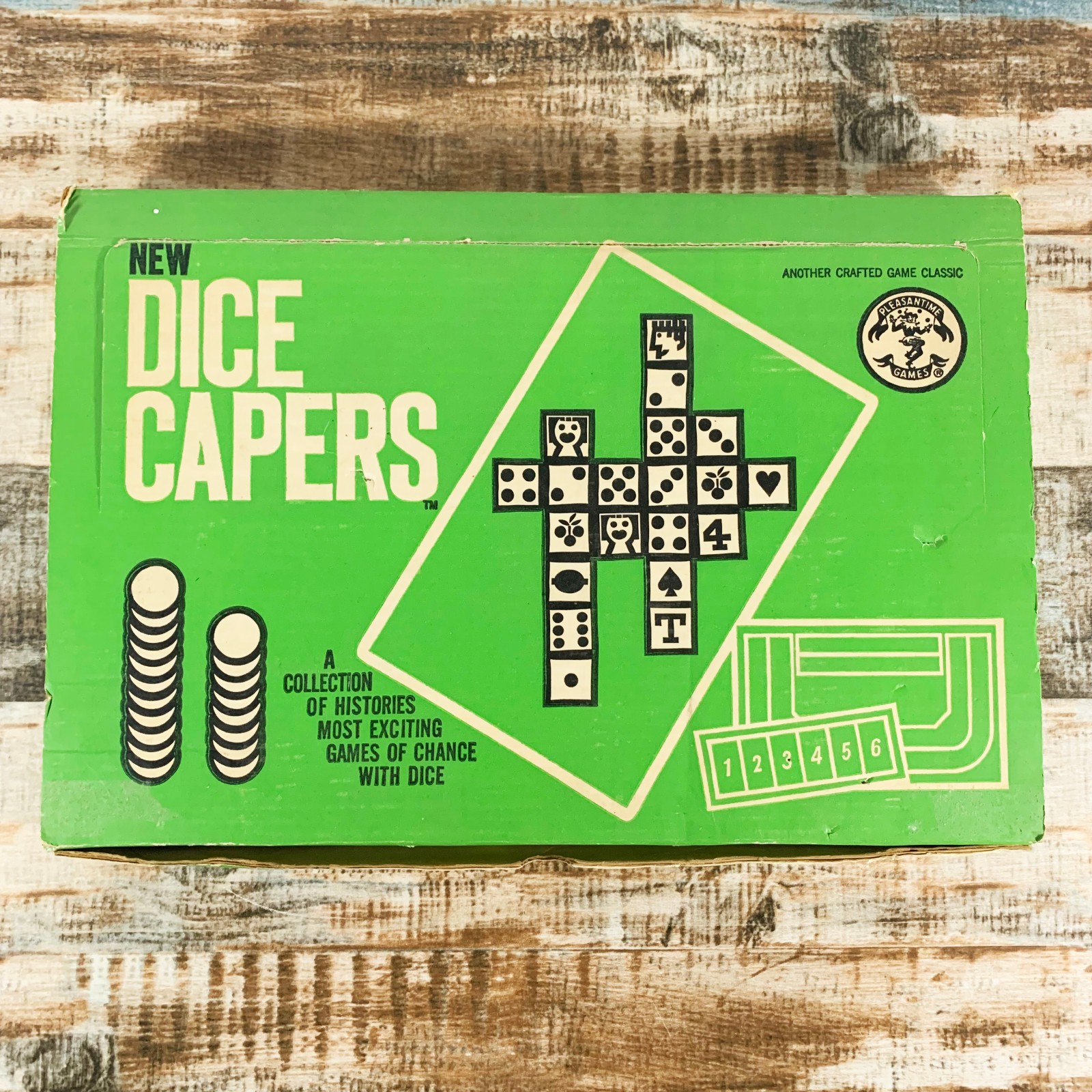 Vintage DICE CAPERS Board Game – Pleasantime Games