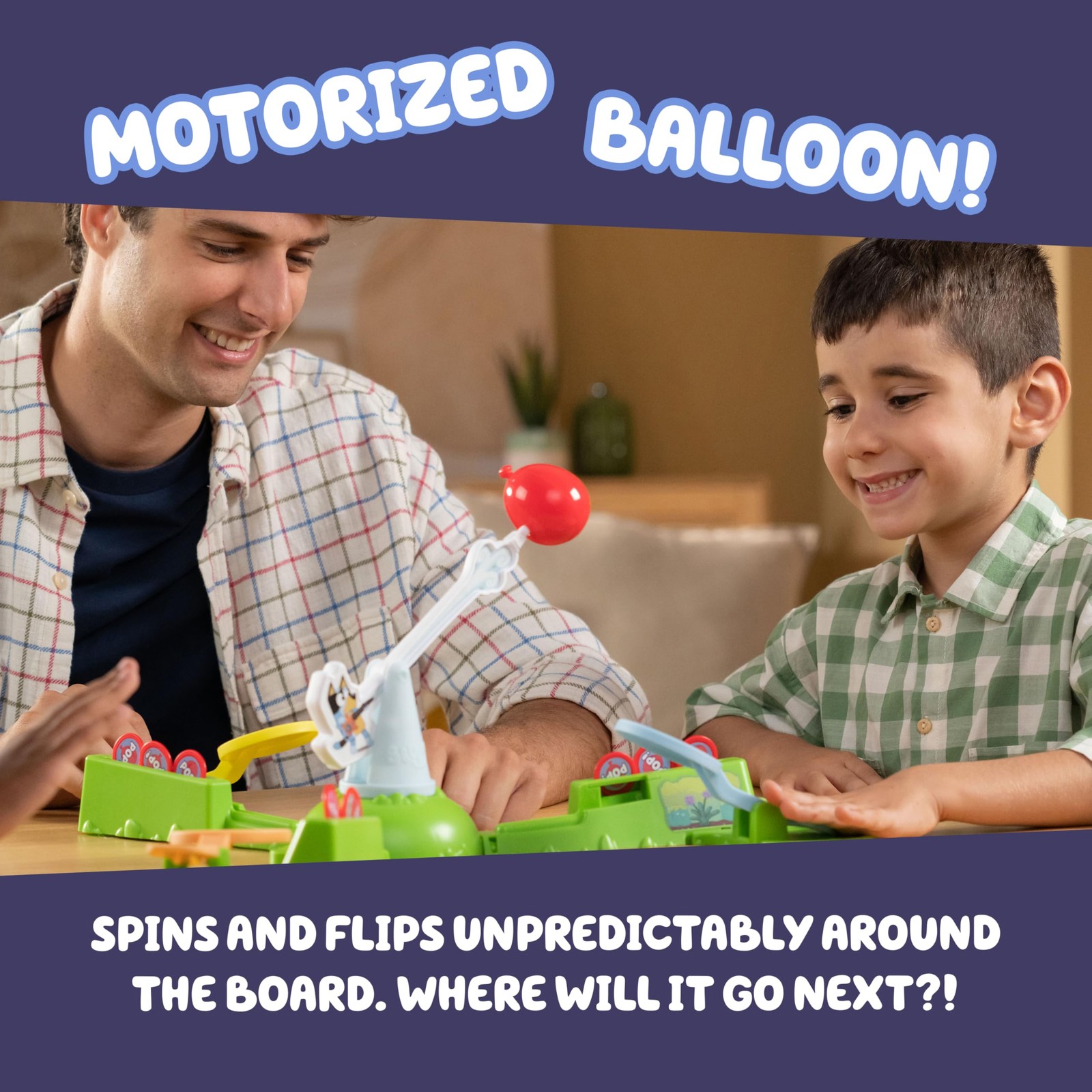 Bluey Keepy Uppy Game Motorized Balloon Tabletop Fun for Kids Family Game Night