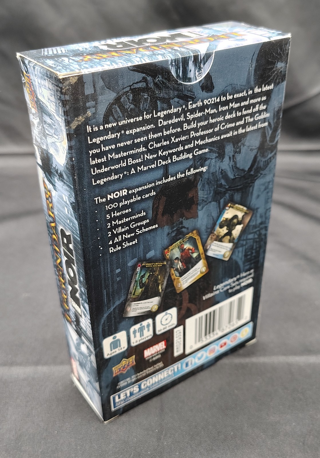 Legendary Marvel Deck Building Game – Marvel Noir expansion — Open but unplayed