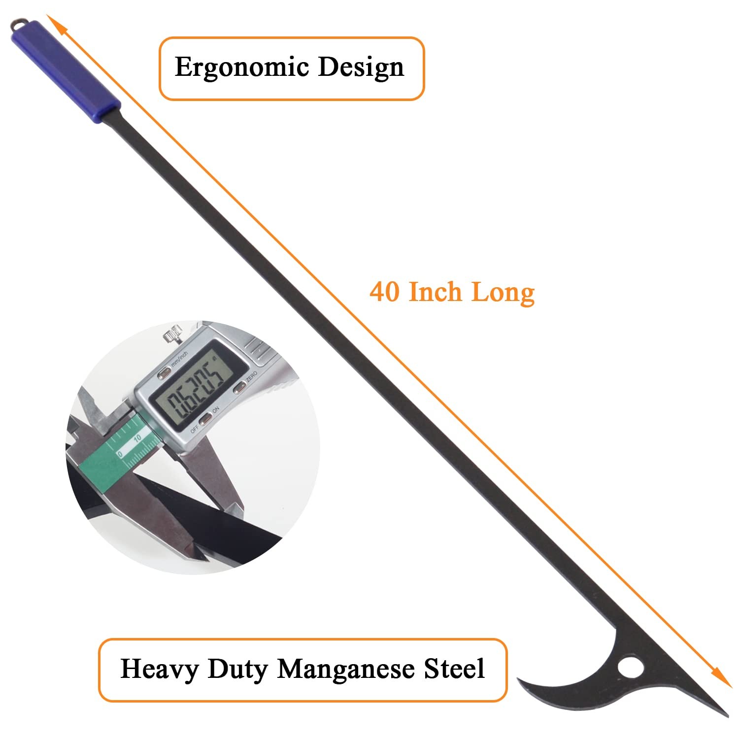40″ Fire Log Tongs 40in fire tong poker set, set