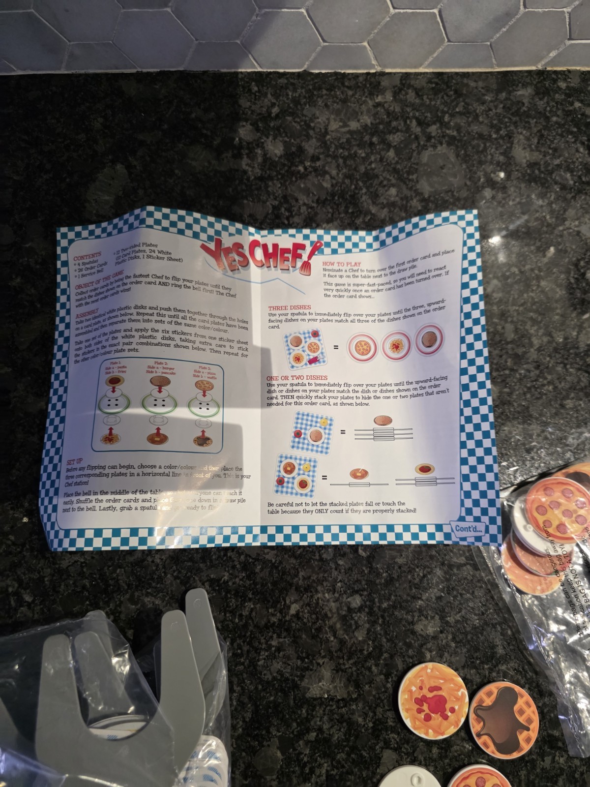 Briarpatch Yes, Chef! Board Game