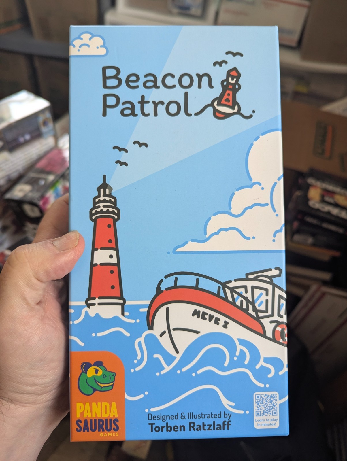 BEACON PATROL Board Game 100% COMPLETE 2023