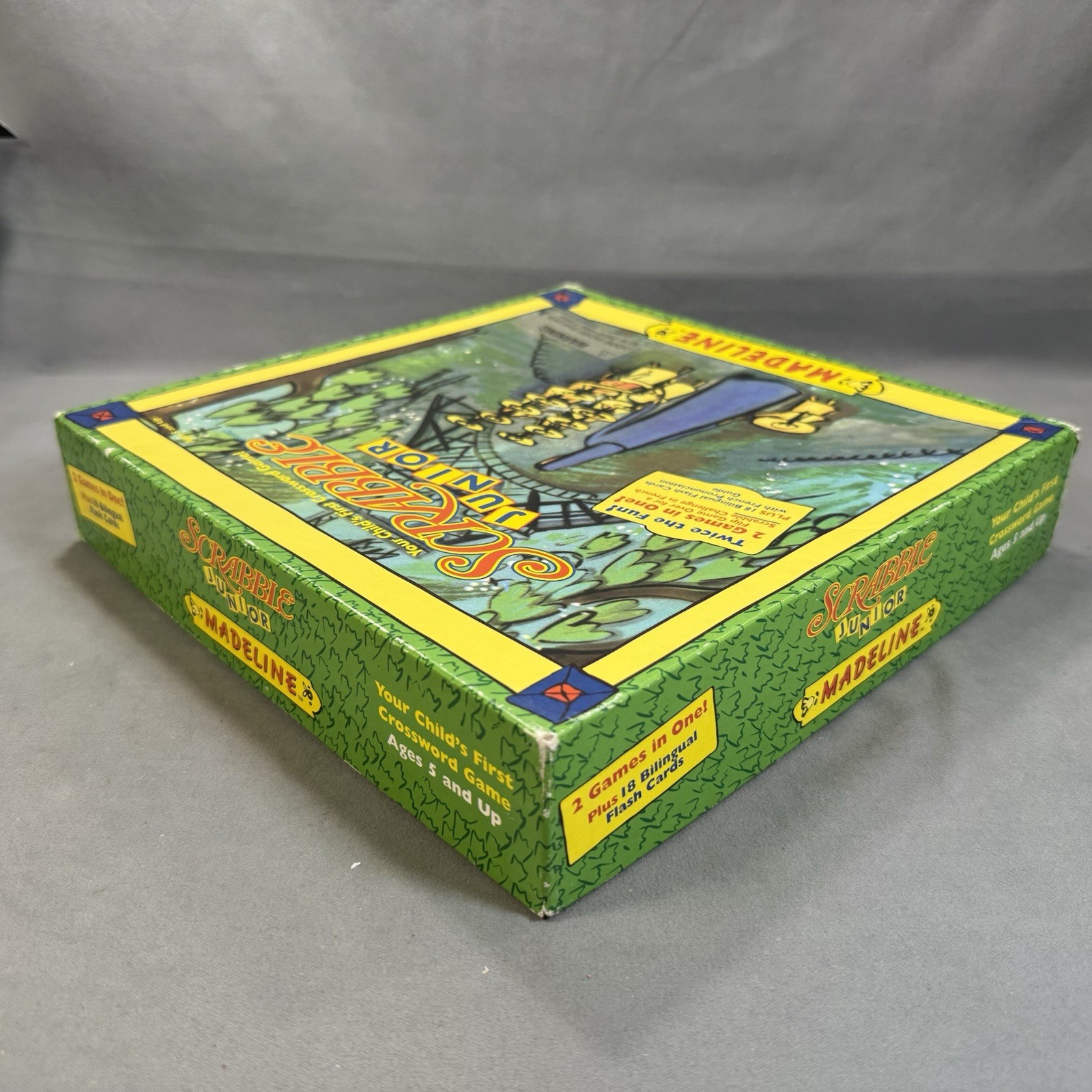 Madeline Scrabble Junior French & English Flash Cards. 2 Games. 100% Complete