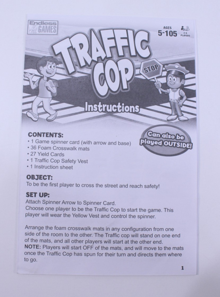 Traffic Cop Interactive Game Kids Family Cross Intersection Crossing Children