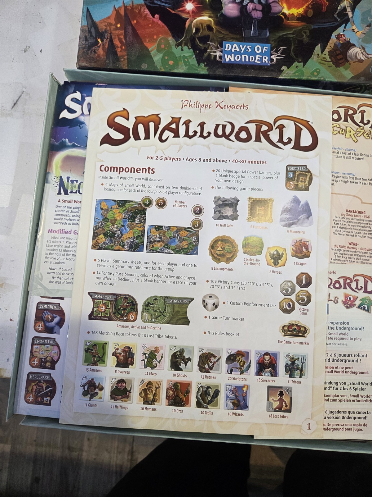 Days of Wonder Small World Board Game