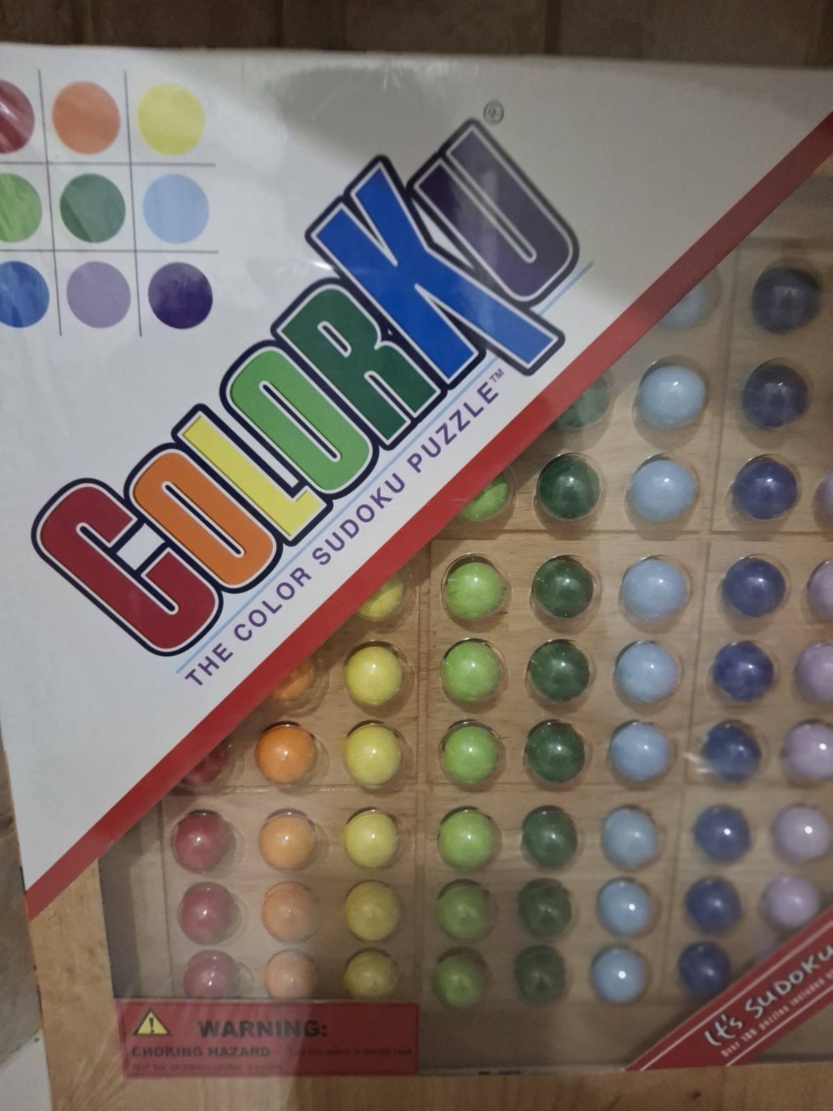 Colorku Wooden Sudoku Color Puzzle Game Multicolor Balls Mad Cave Birds 2006