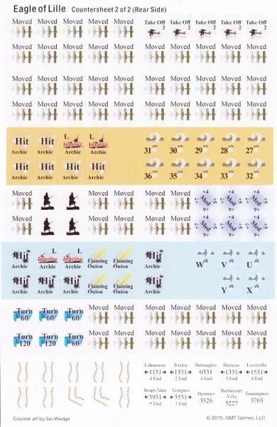 GMT Games Eagle of Lille Expansion for Bloody April
