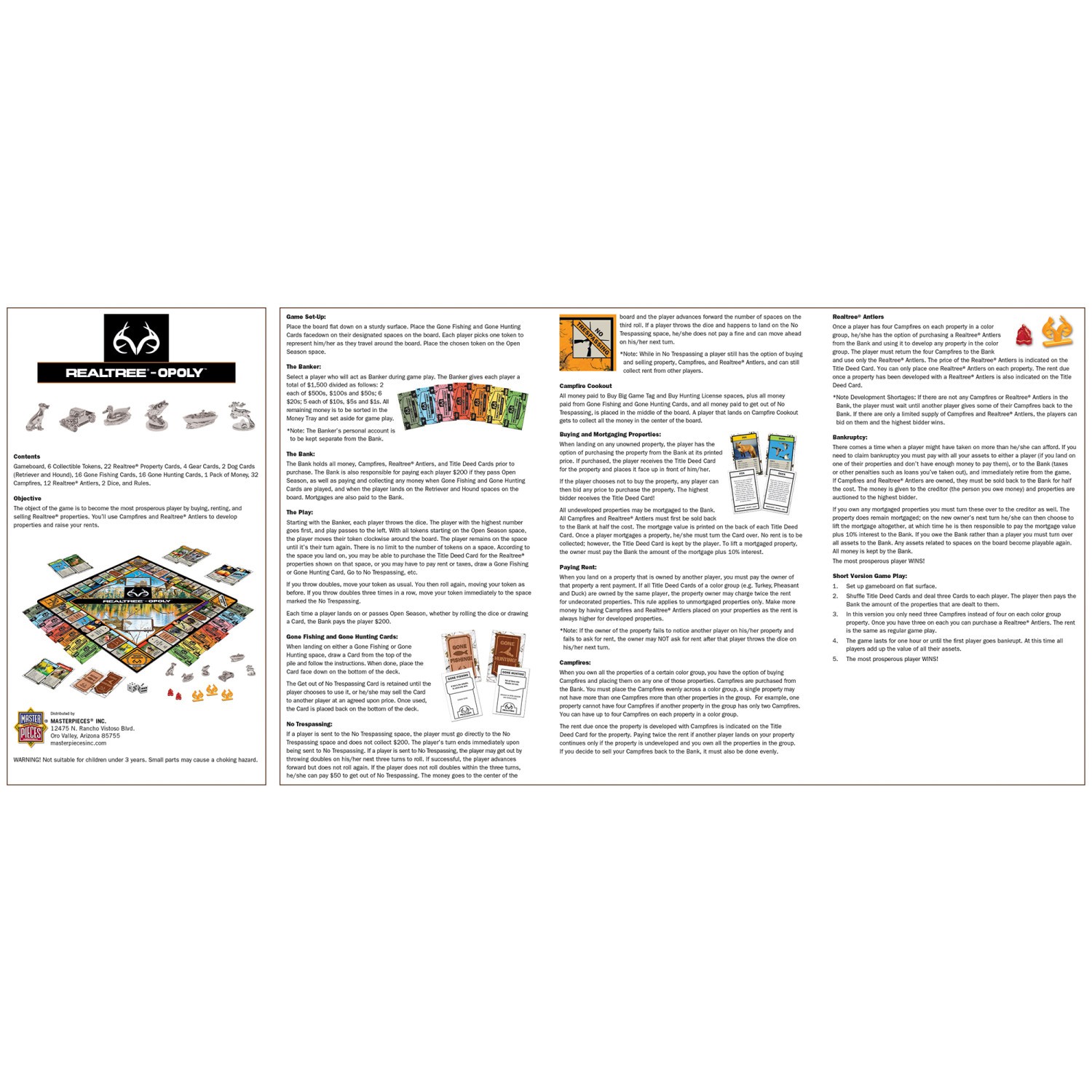 MasterPieces – Realtree Opoly Family Board Game