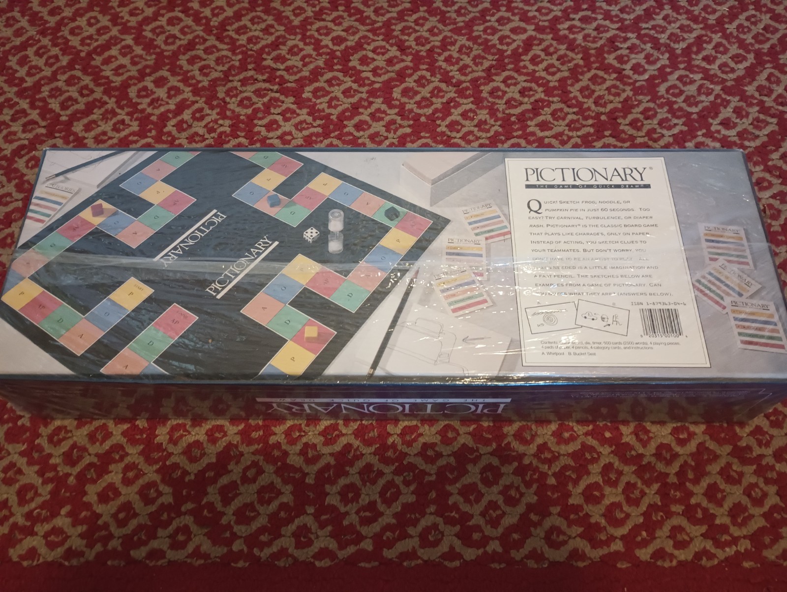 RARE NEW FACTORY SEALED Pictionary Game First Edition, Vintage 1985