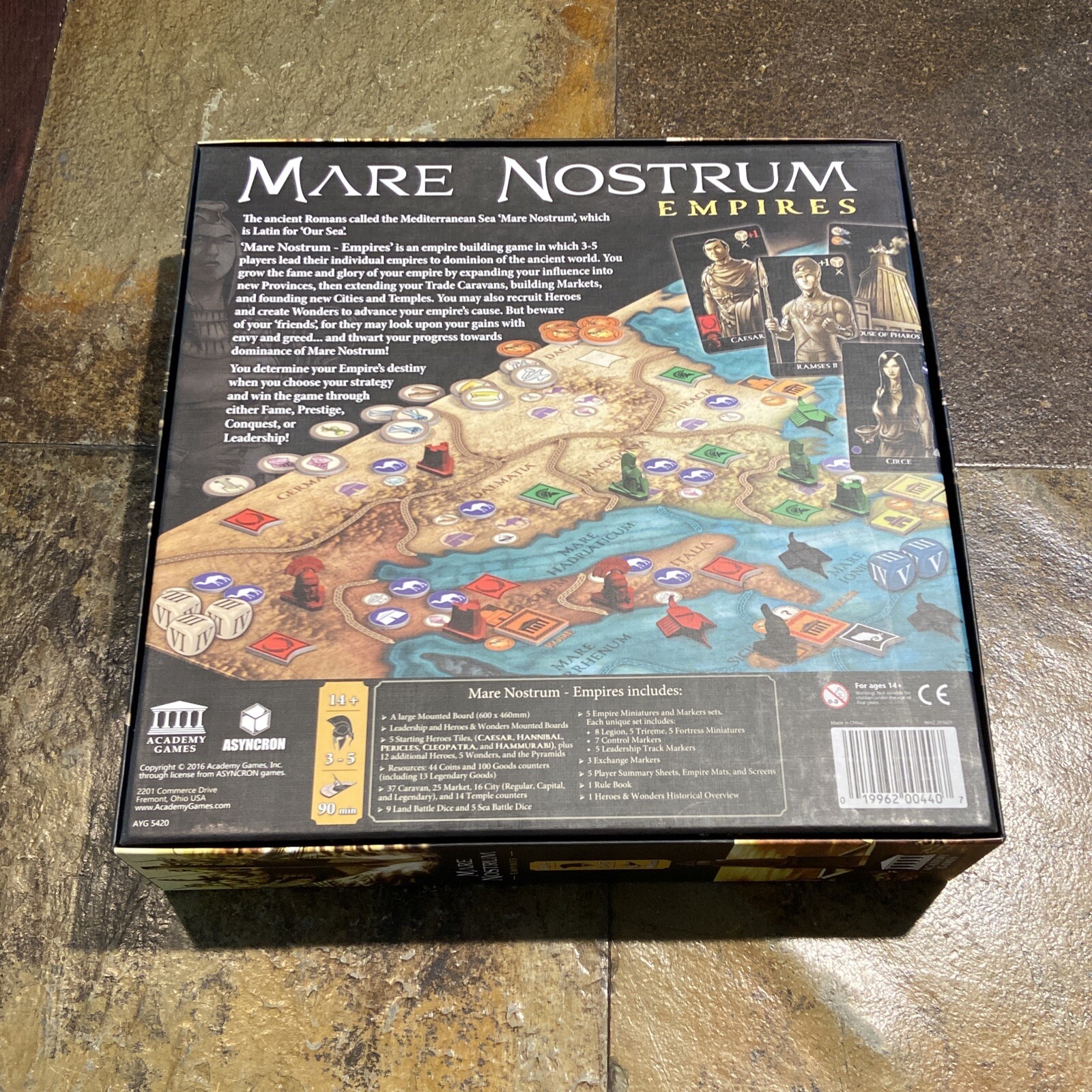 Academy Games Mare Nostrum – Empires AYG 5420 Asynchron EX/NM Complete!