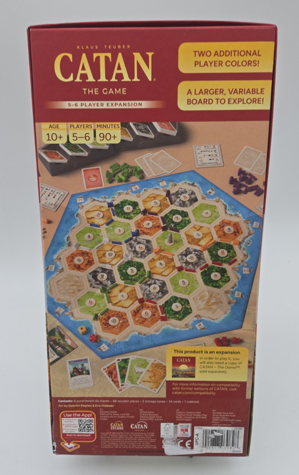 Catan: The Game 5-6 Player Expansion – 6th Edition
