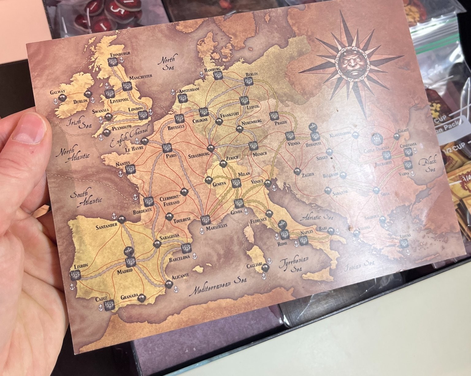 Fury of Dracula Board Game Third Edition, Fantasy Flight Gothic Horror, Complete