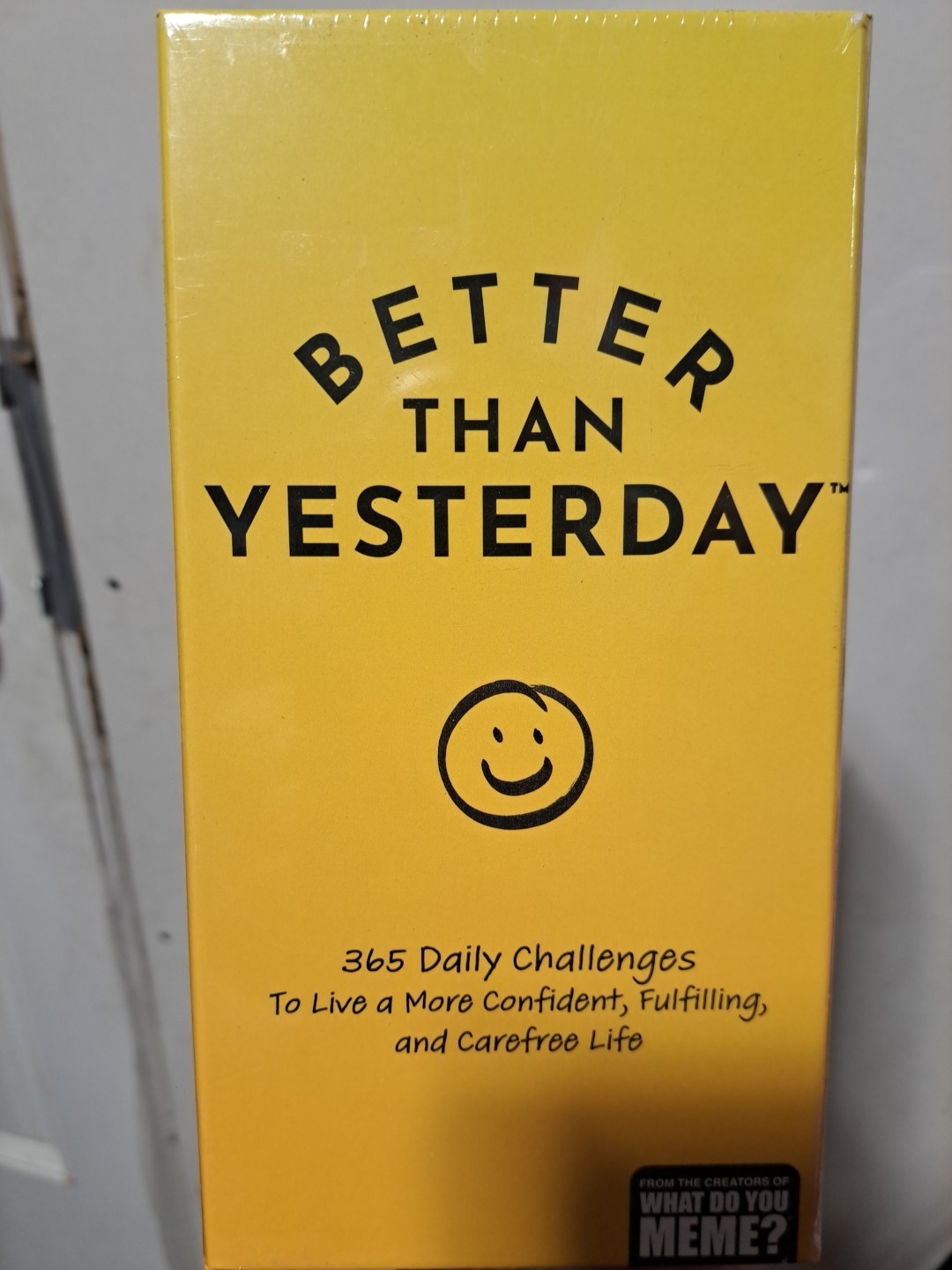 Better Than Yesterday 365 Daily Challenges Life Fullfilling Game NEW Sealed