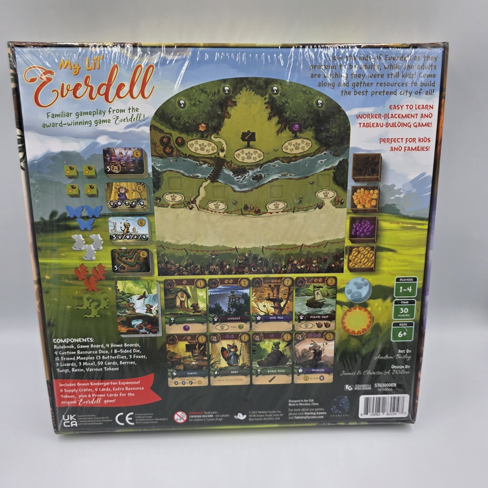 My Lil’ Everdell Starling Games Ages 6+ Resource Gathering Worker Placement New