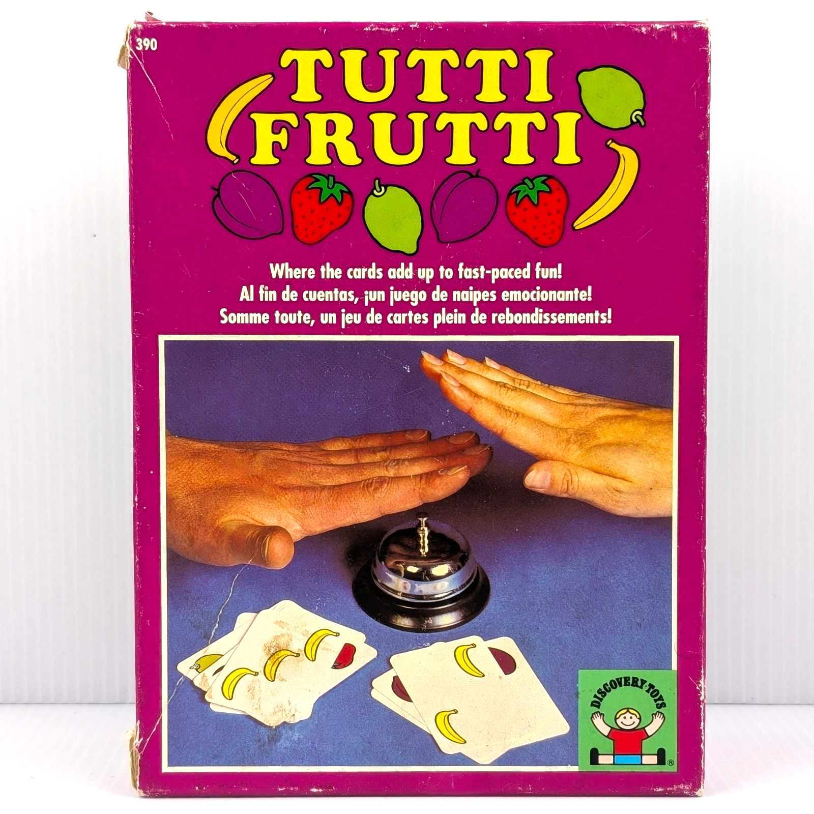 1991 Discovery Toys Tutti Frutti Card Game Fun Family 100% COMPLETE 1991