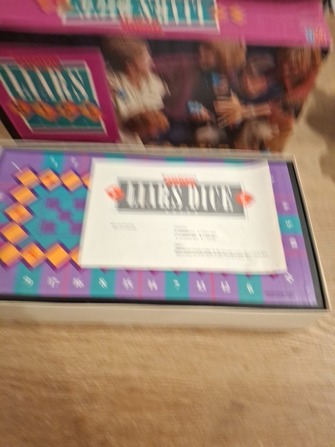 MTB Boardgame Liar’s Dice Box 100% Complete VG+ Rare Vintage 1987