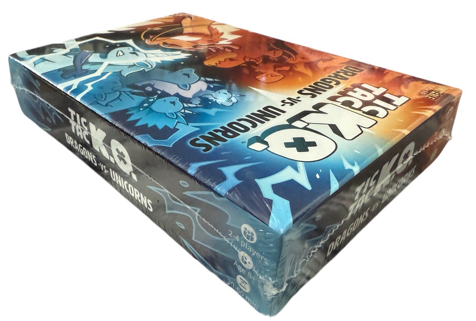 Tic Tac K.O. – Dragons vs Unicorns Board Game – Complete New 2021 Tee Turtle