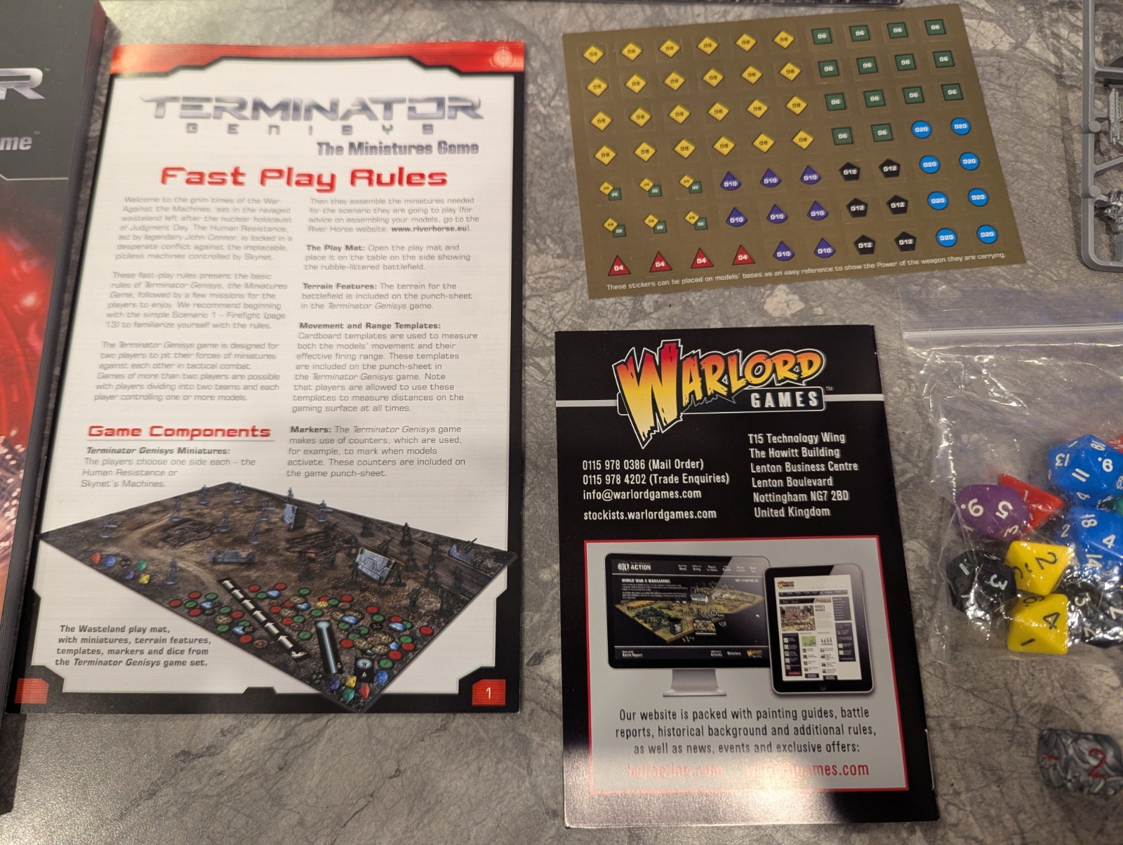 Terminator Genisys The Miniatures Game- The War Against The Machines- Unpunched