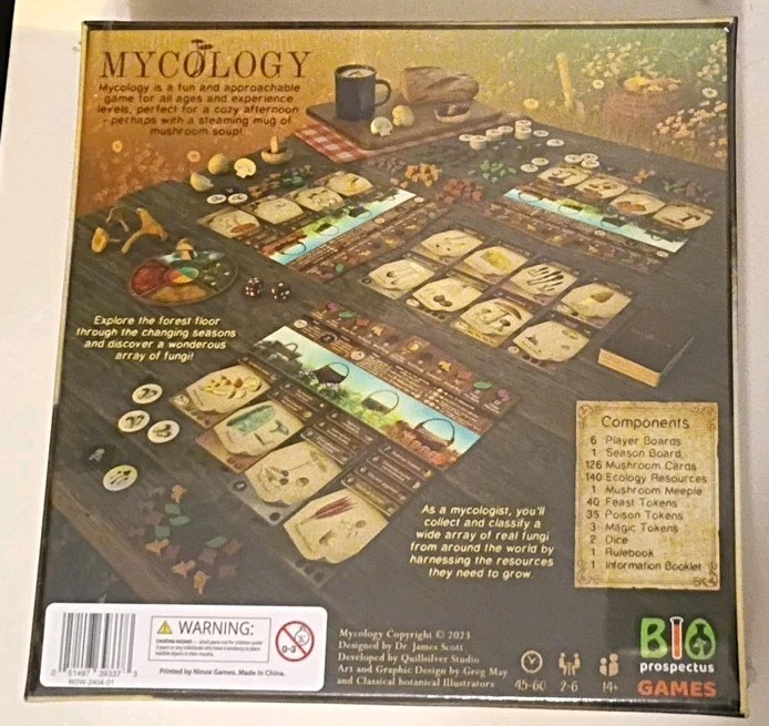 NEW Bioprospectus Board Game Mycology BRAND NEW SEALED