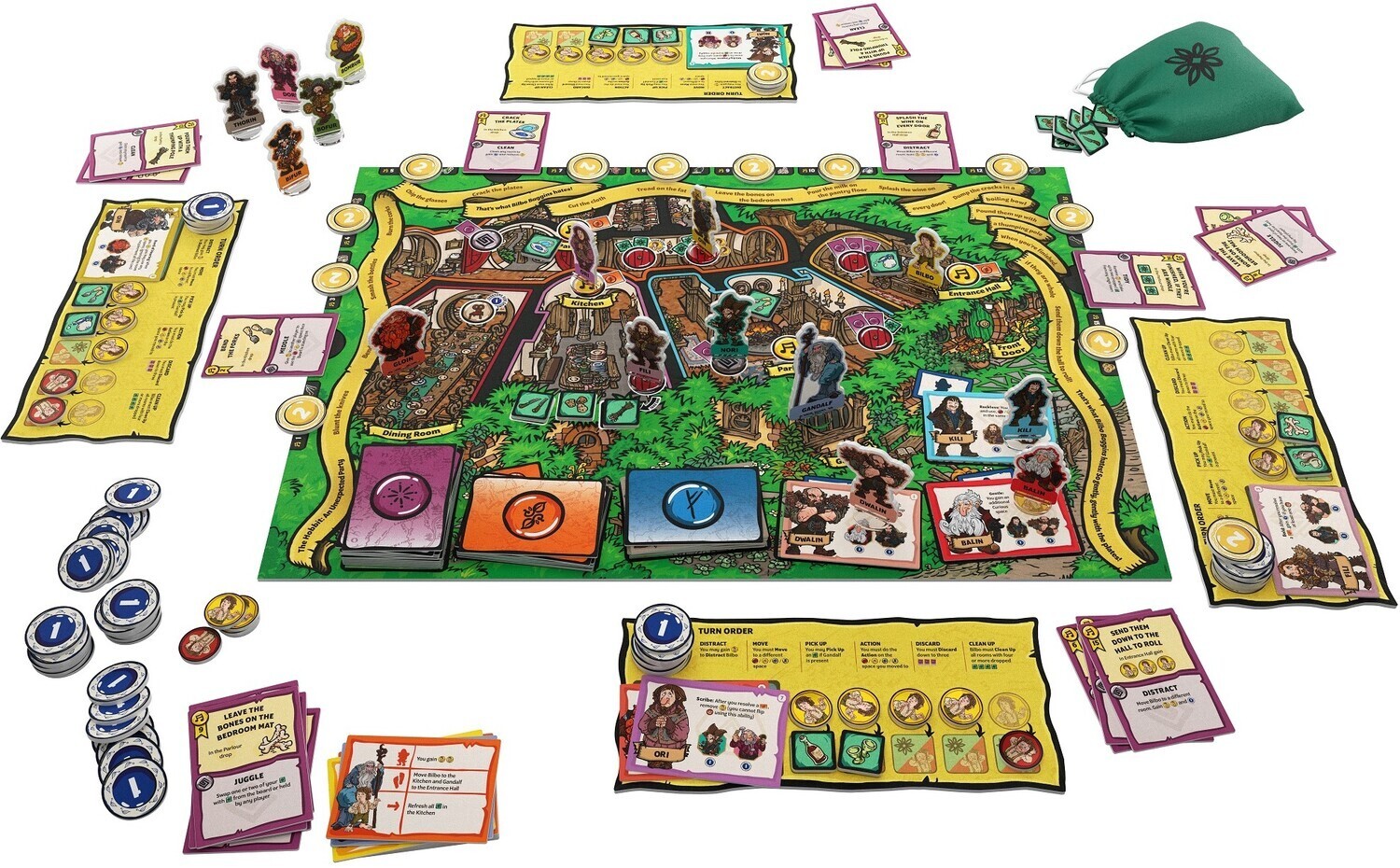 The Hobbit – An Unexpected Party Board Game – WETA Workshop New Sealed