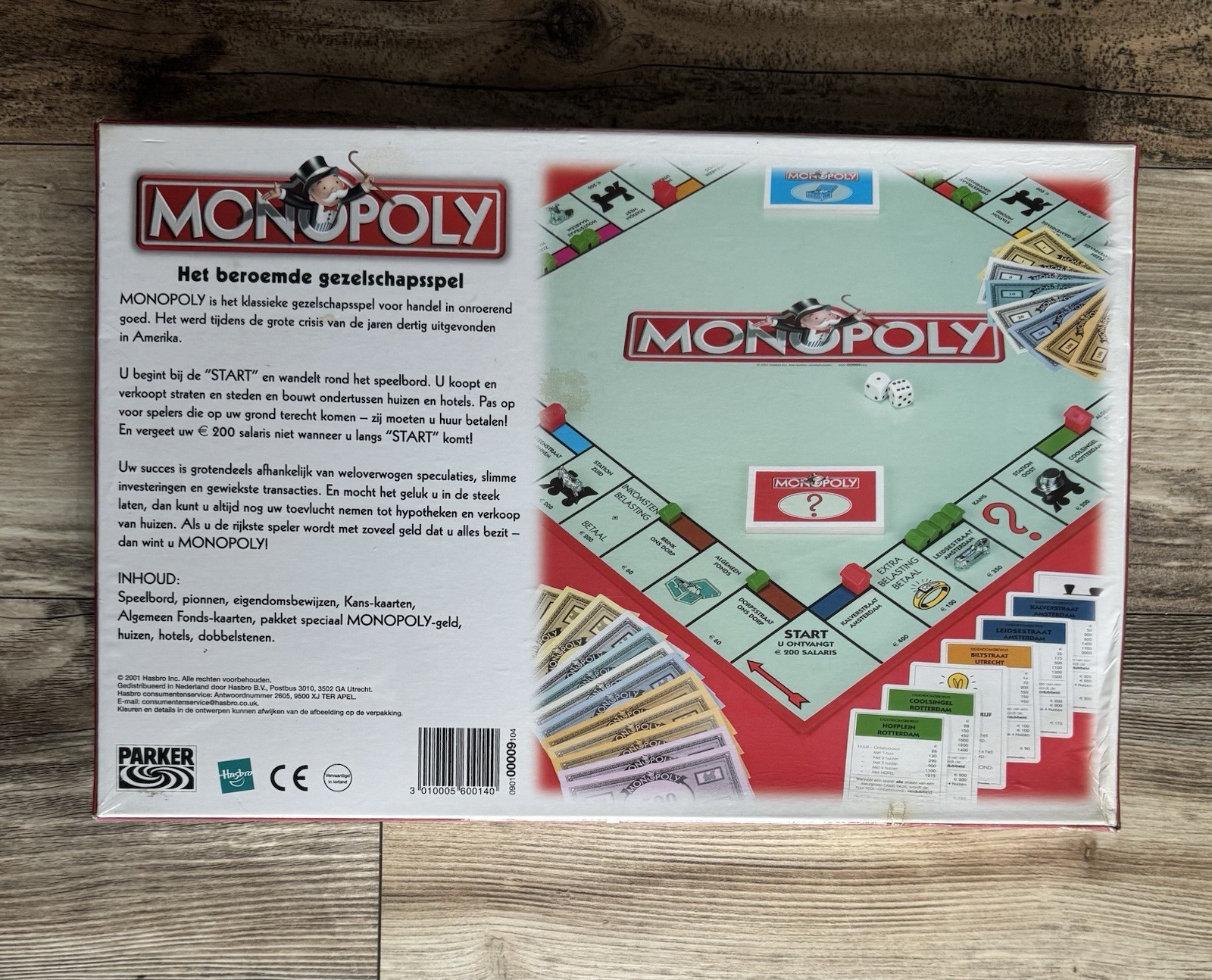 RARE! 2001 Monopoly DUTCH NETHERLANDS HOLLAND Edition 🌟 BRAND NEW 🆕 SEALED!!