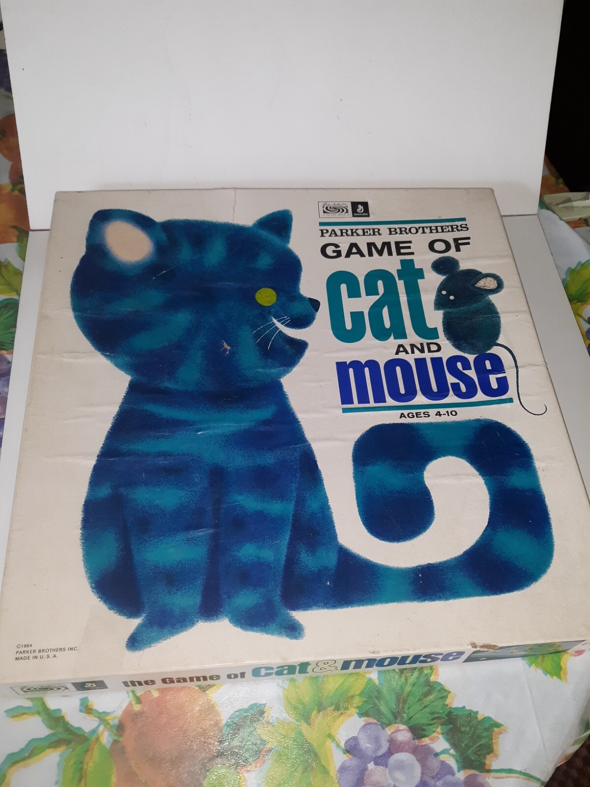 Parker Brothers Game Of Cat and mouse 1964/1971 Board Game Complete