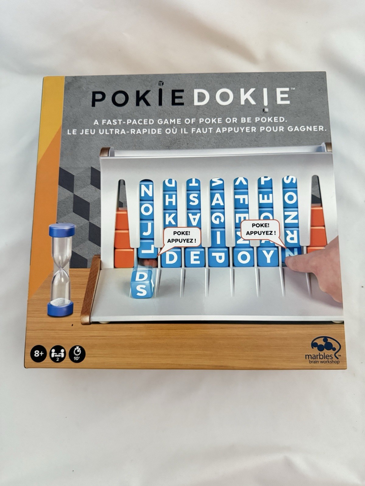 Pokie Dokie Game by Marbles Brain Workshop – 2 Player Word Game Complete
