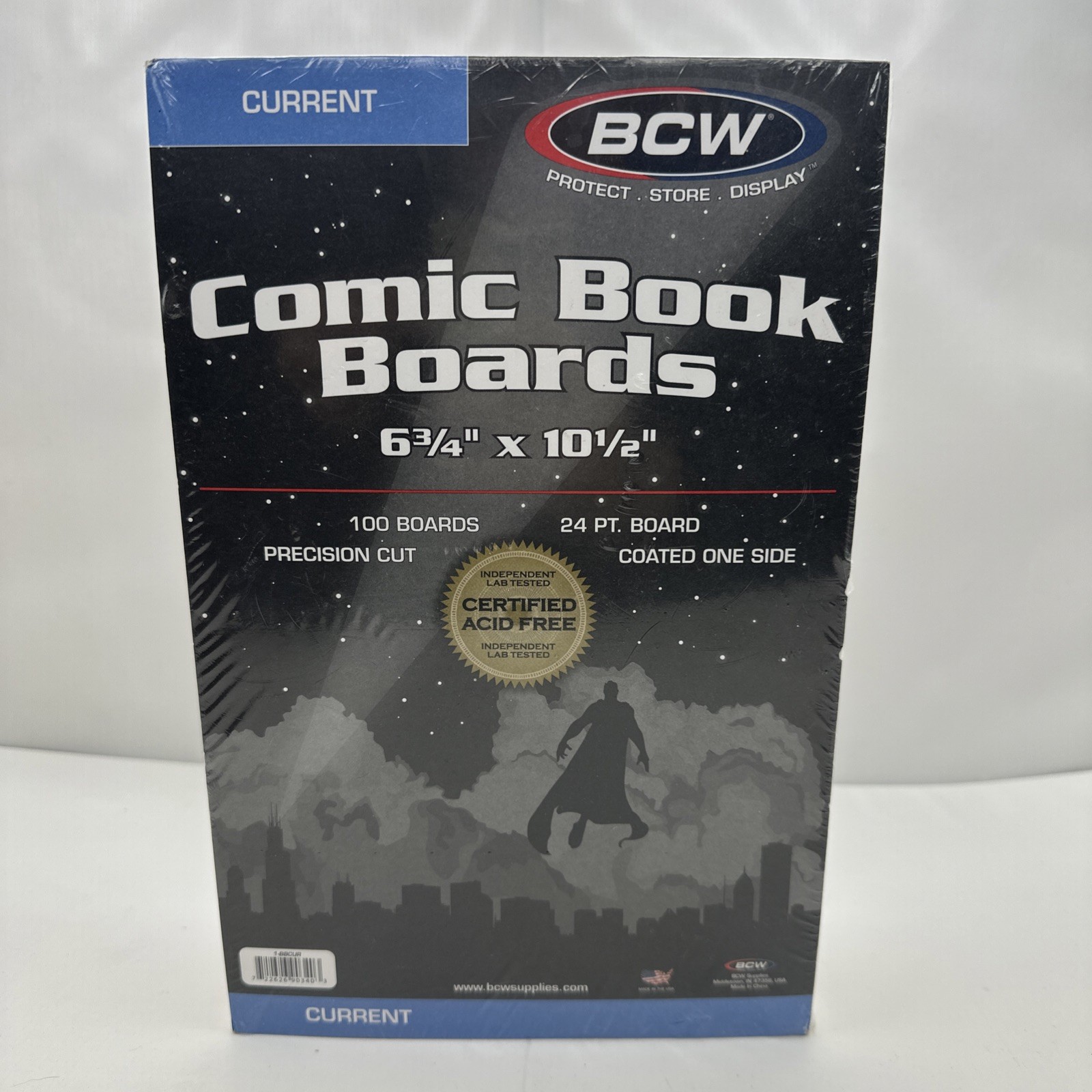 BCW Current Comic Backing Backer Boards Pack of 100 6 3/4 X 10 1/2 Acid Free New