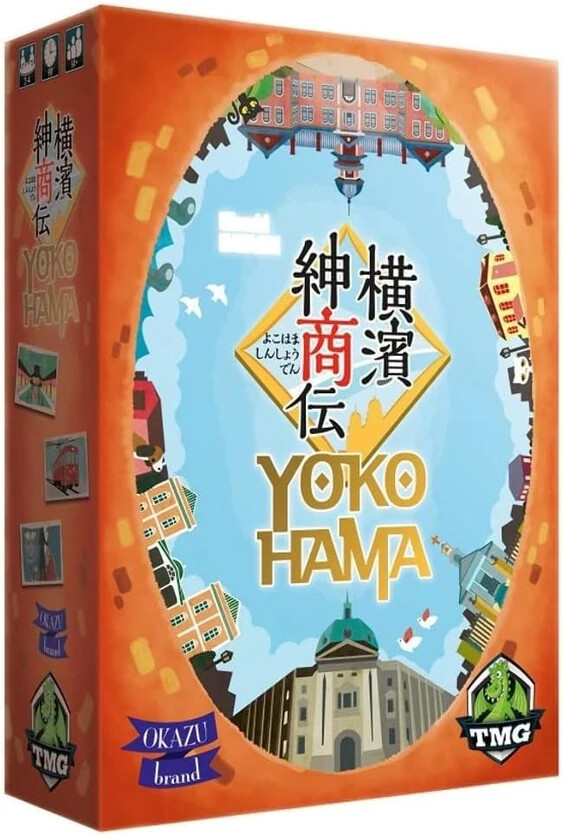 YOKOHAMA Board Game .. Long OOP Japanese Merchant Economic Euro