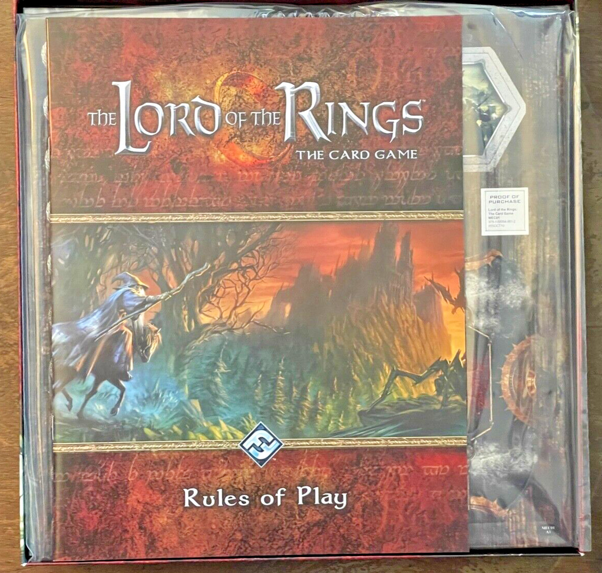 Lord of the Rings Card Game Fantasy Flight LOTR Living 100% UNPUNCHED In Box