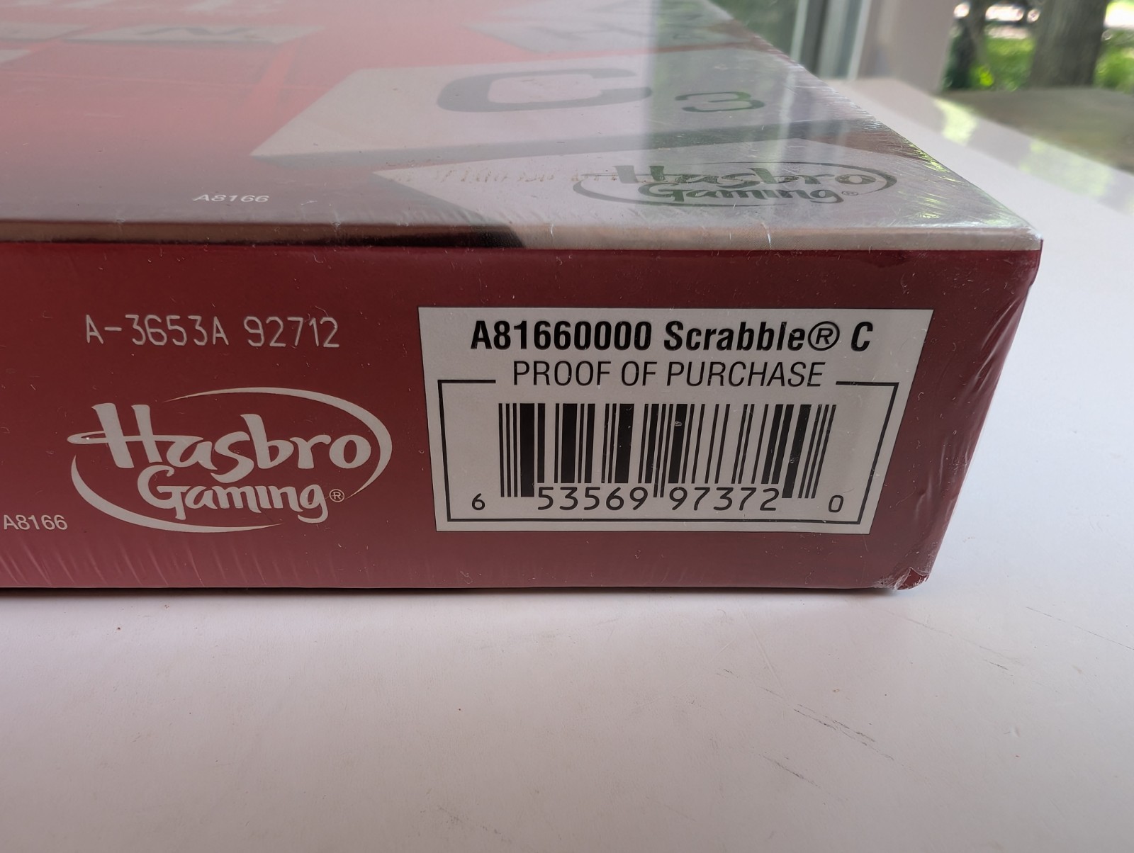 Hasbro Gaming Scrabble Crossword Game Made in USA New Sealed