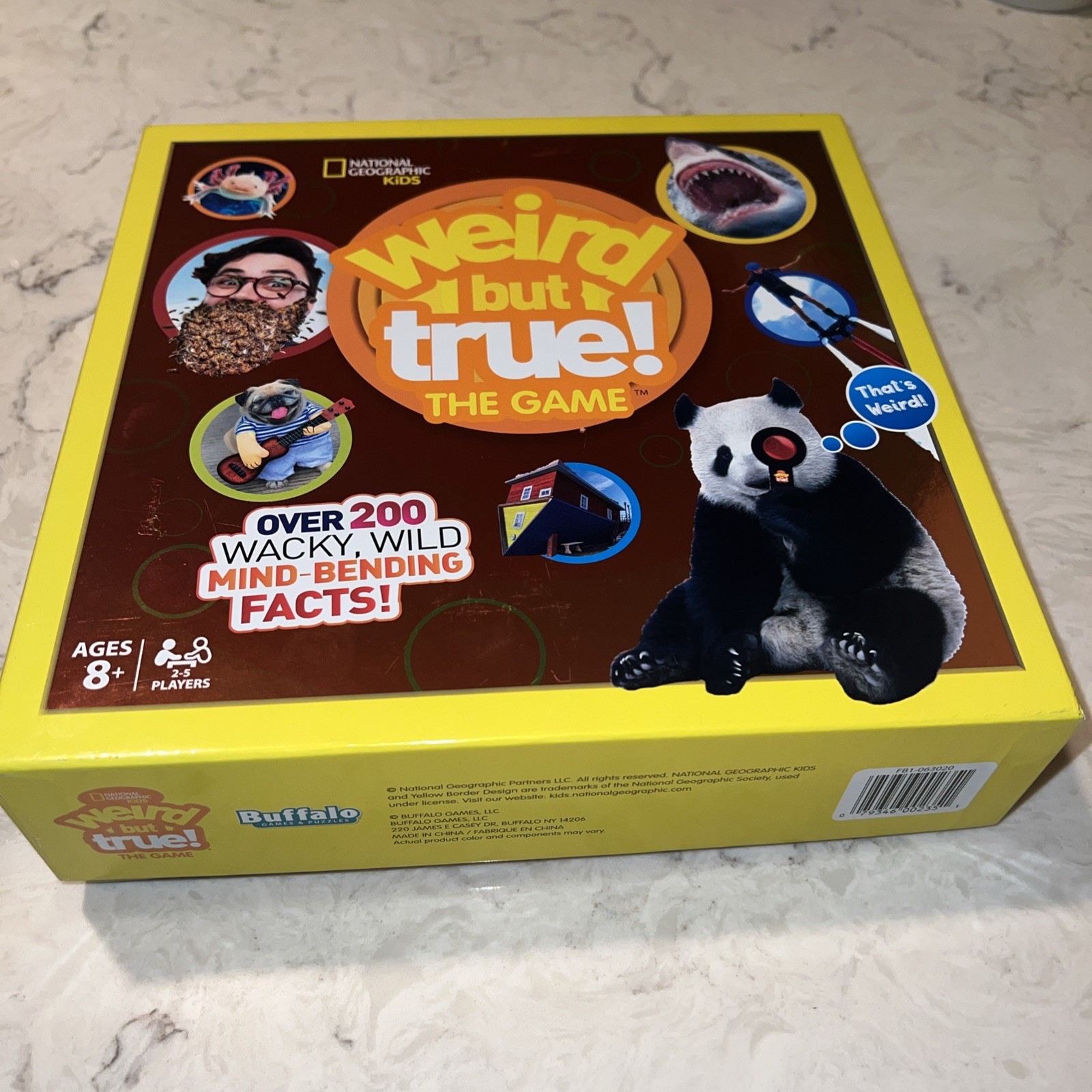 National Geographic Kids WEIRD BUT TRUE The Game 2-5 Players Ages 8+