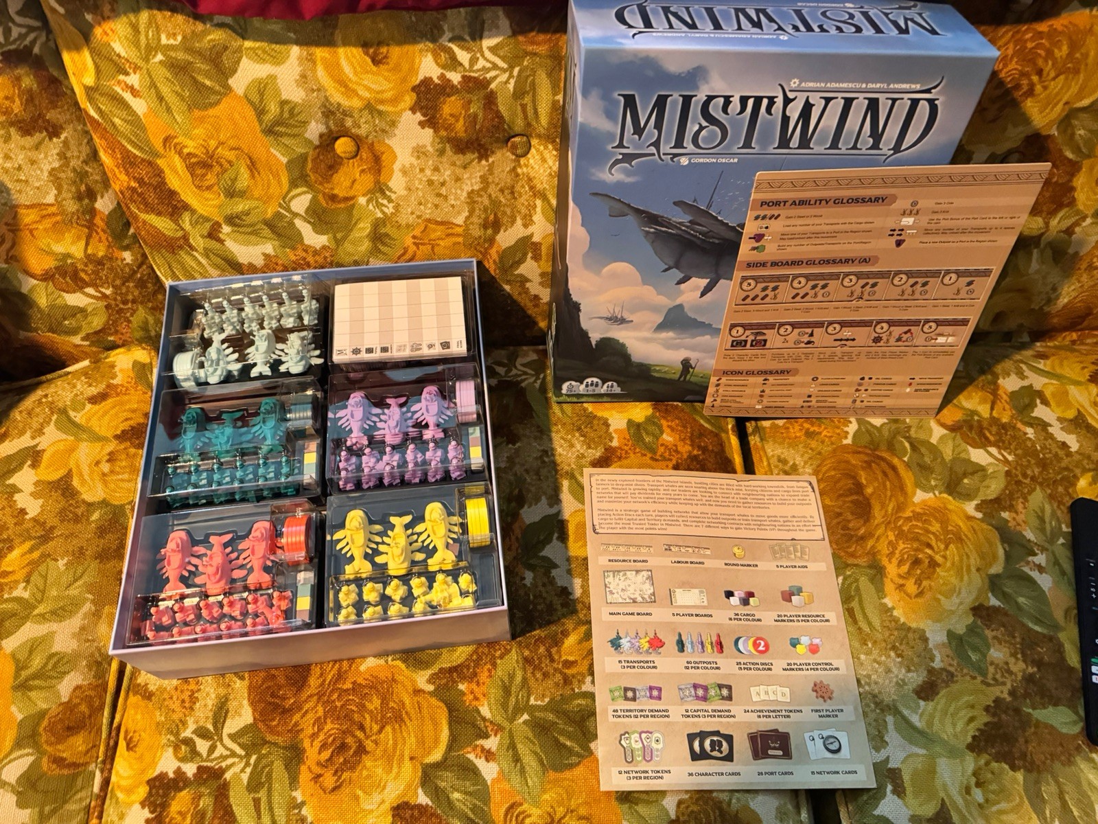 Mistwind Board Game by First Fish Games Complete Near Mint