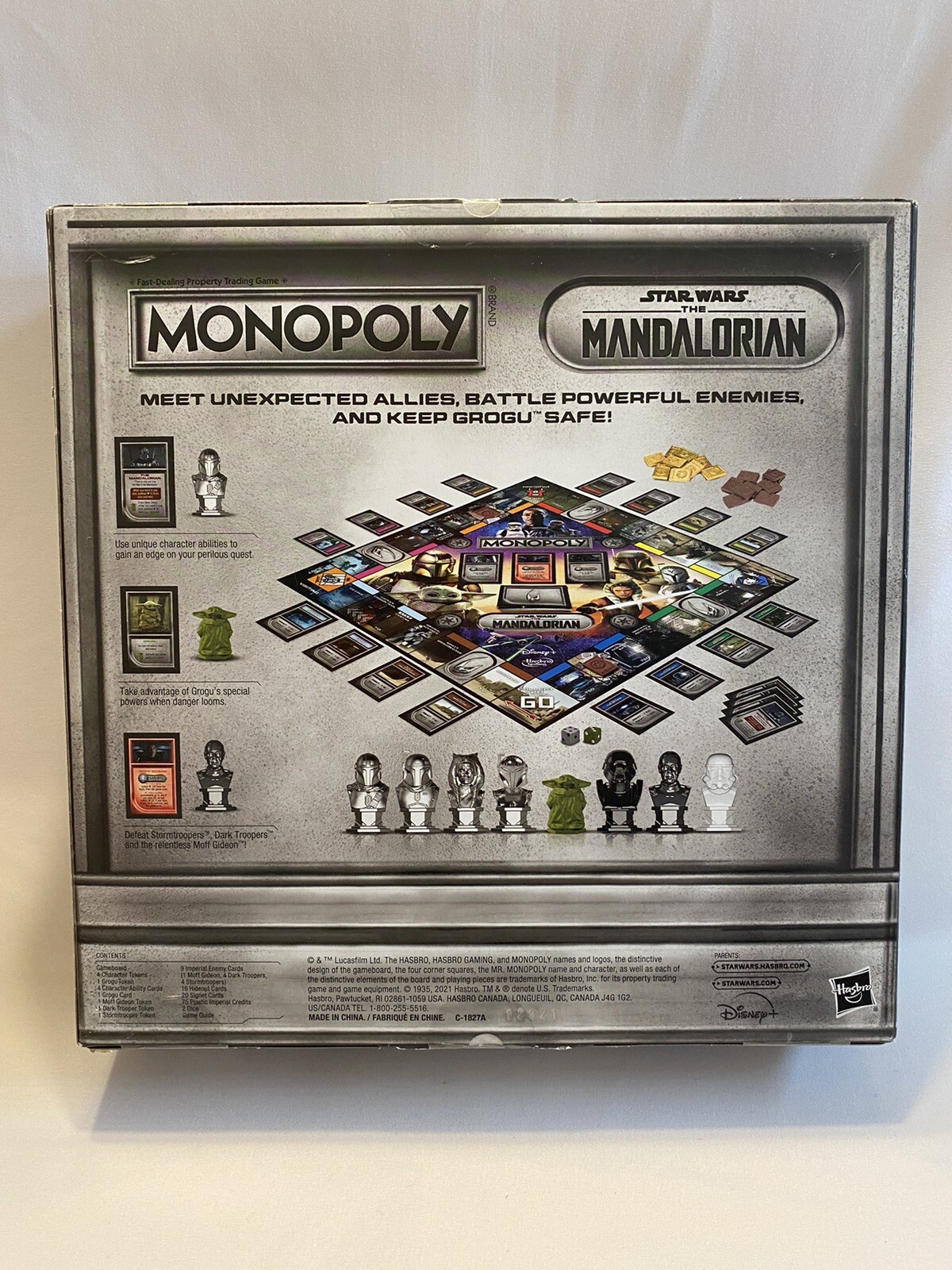 Star Wars Monopoly The Mandalorian Edition Board Game Season 2 Protect Grogu