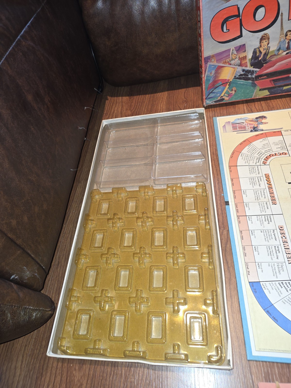 Parker Brothers Go For it Board Game Vintage 1986 Mostly Complete See Pics