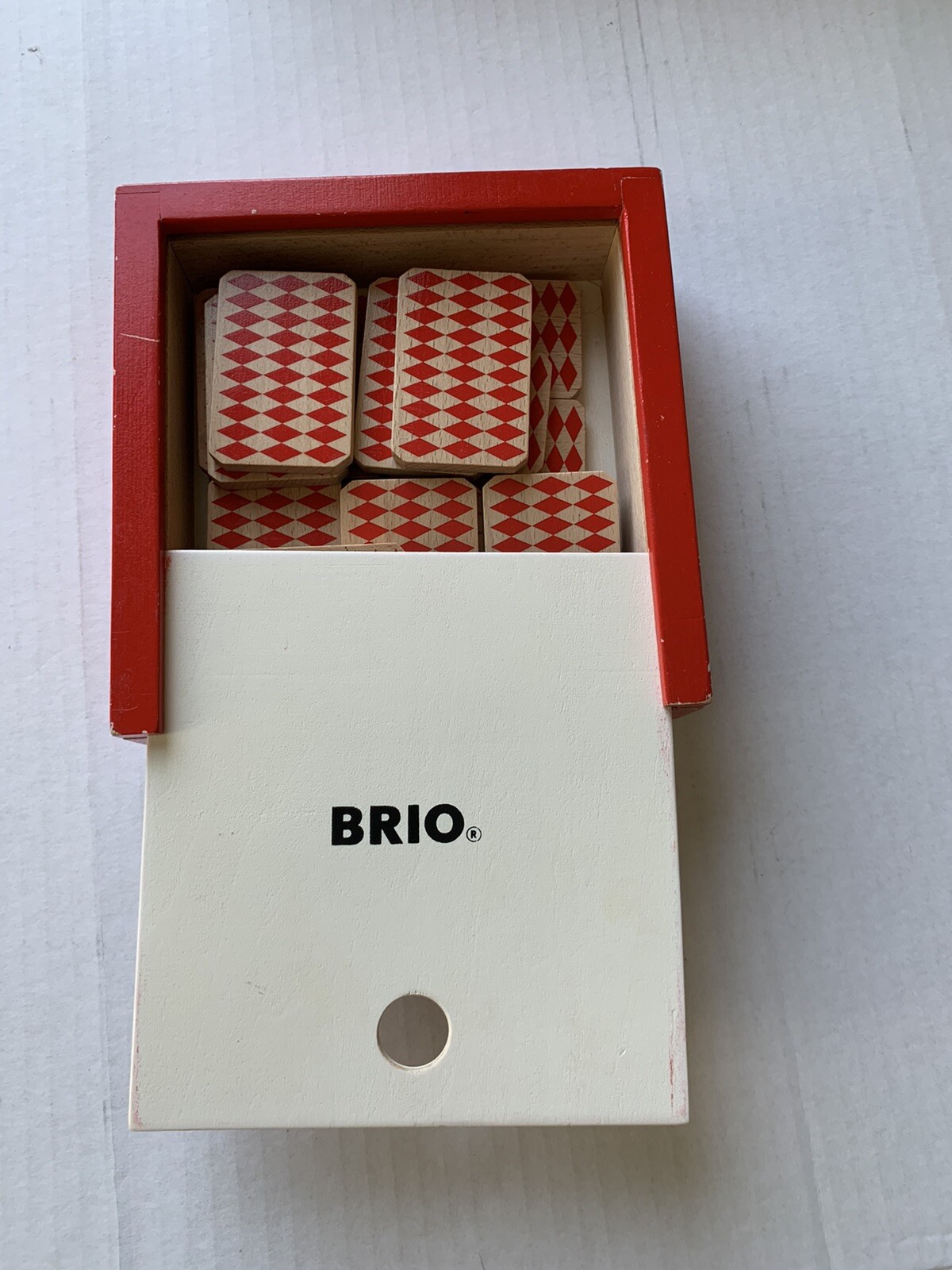 Brio Memory Matching Game Wood Pieces Animal Theme