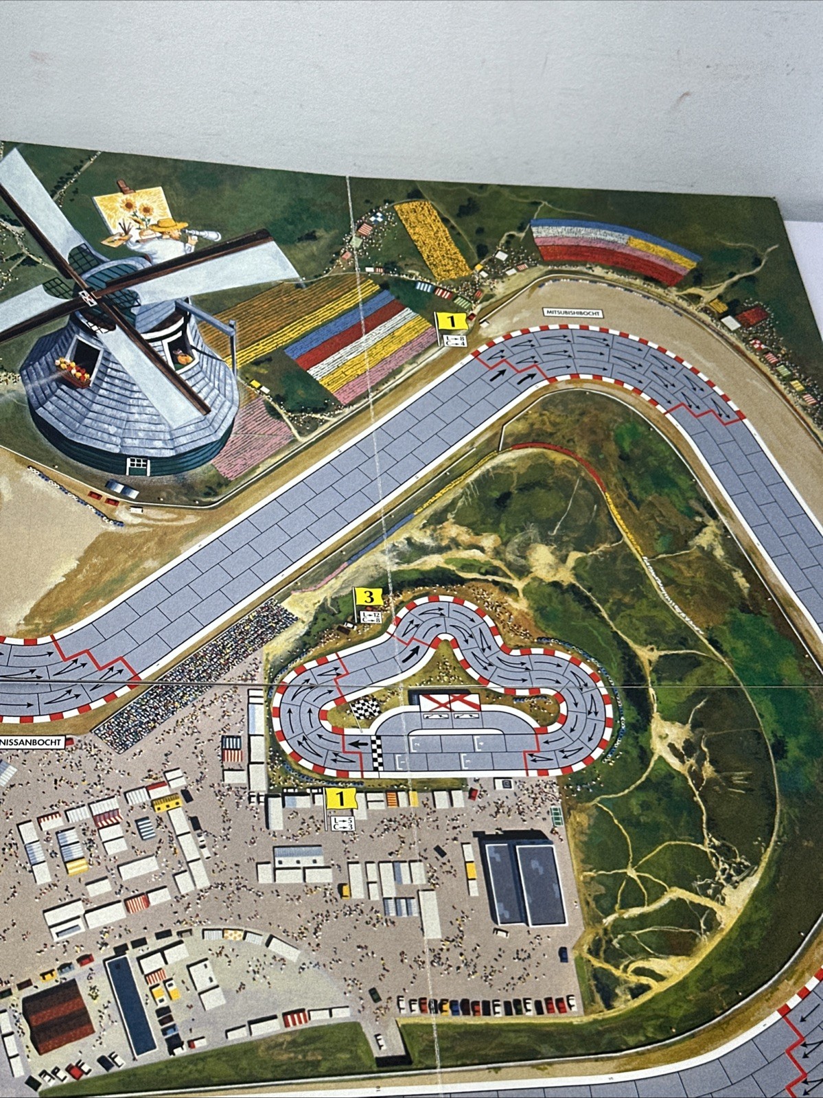 FORMULA DE Map Track Base Game Boards MONACO/ZANDVOORT #1 Nederland Circuits 1/2