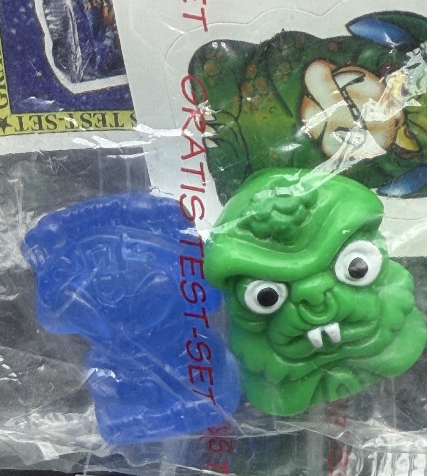 Crazy Bones Aliens European Sample Packs Lot Of 5 Painted and Unpainted