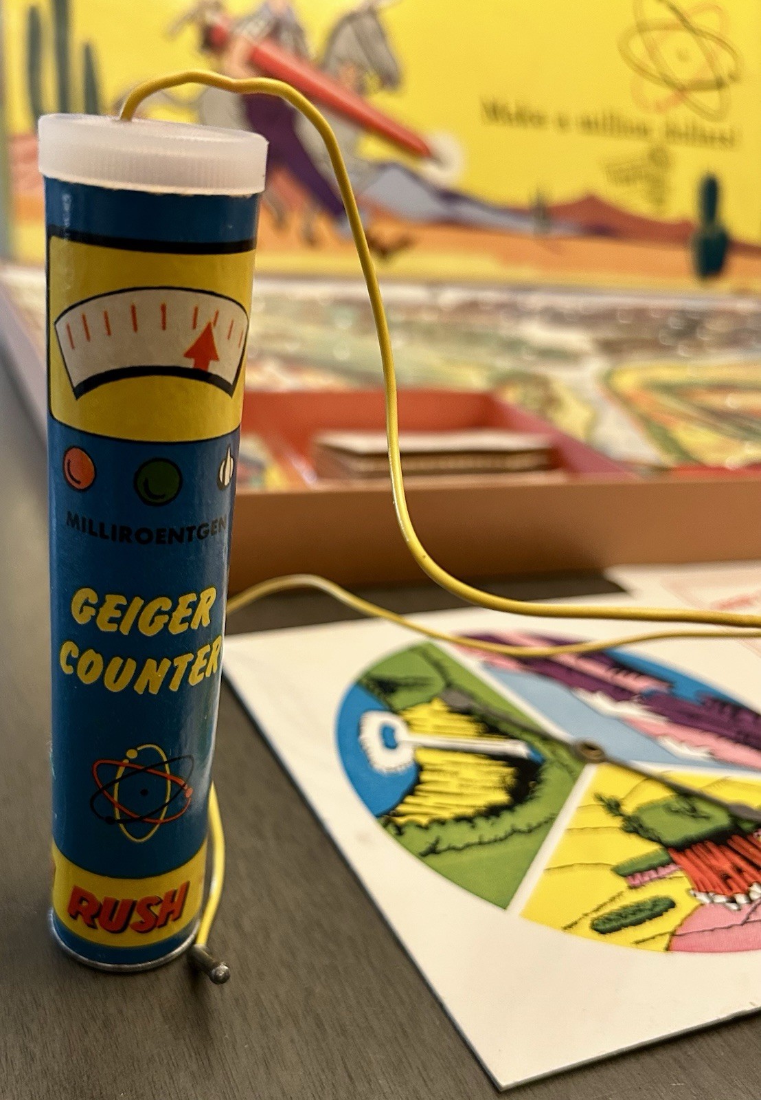 Unused Uranium Rush Board Game Rare In Any Condition!