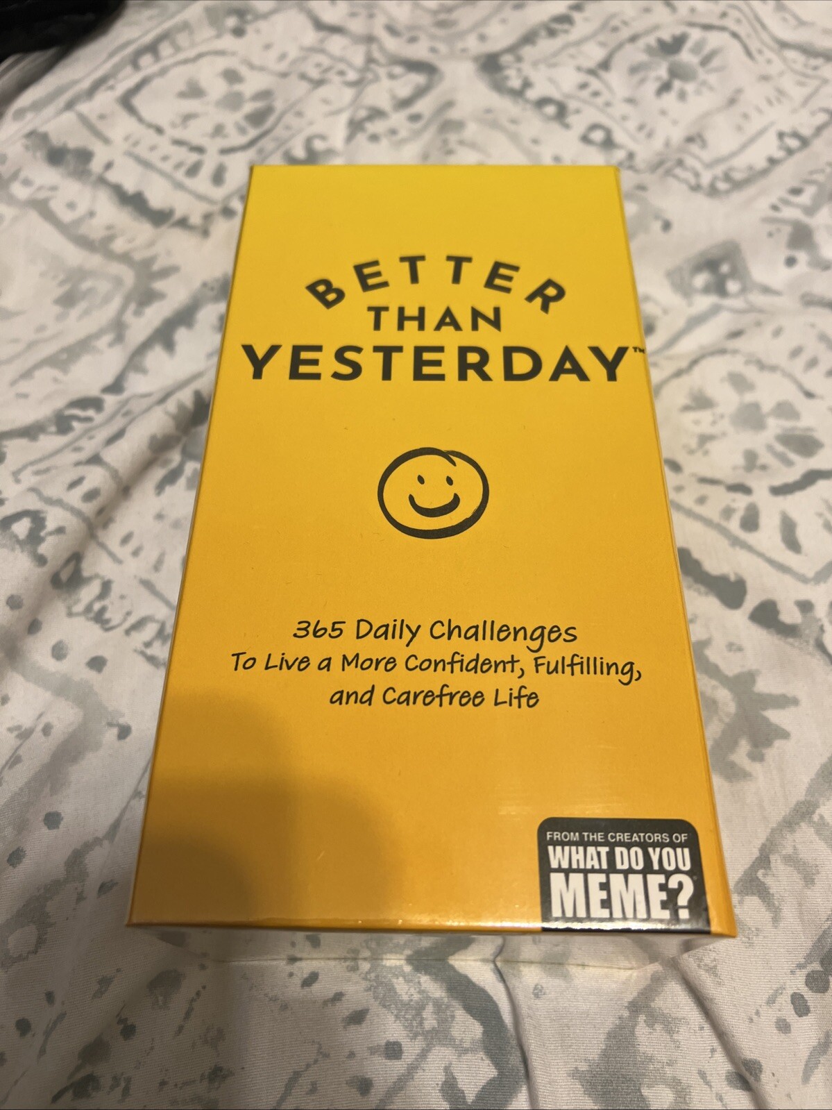 Better Than Yesterday What Do You Meme? 365 Daily Challenges NEW