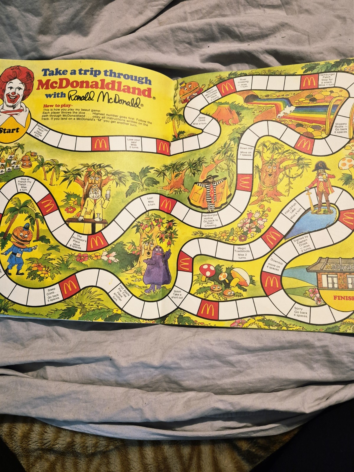 McDonald’s Vintage 1978 Ronald McDonald Friends Games Book Australia 2+ Players