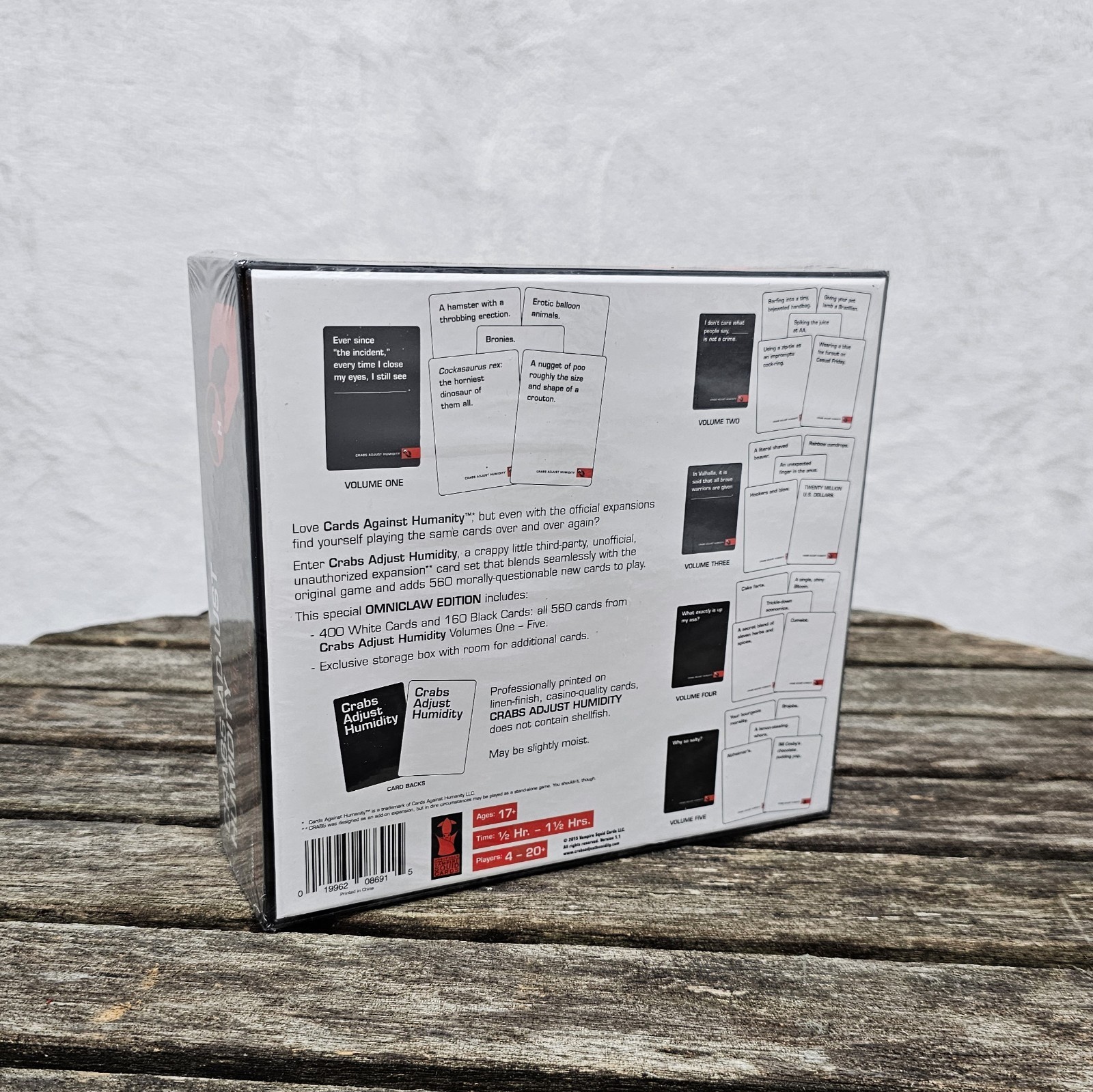 Crabs Adjust Humidity Omniclaw Edition Volumes 1-5 Expansion Cards