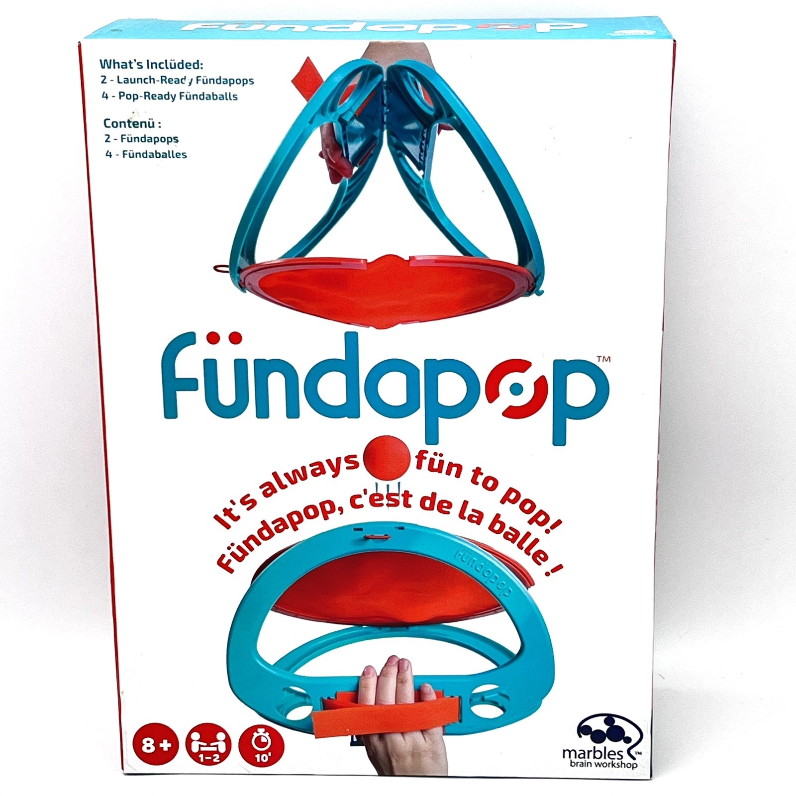 Spin Master Fundapop Active Ball Catching Game Ages 8+ 1-2 Players NEW