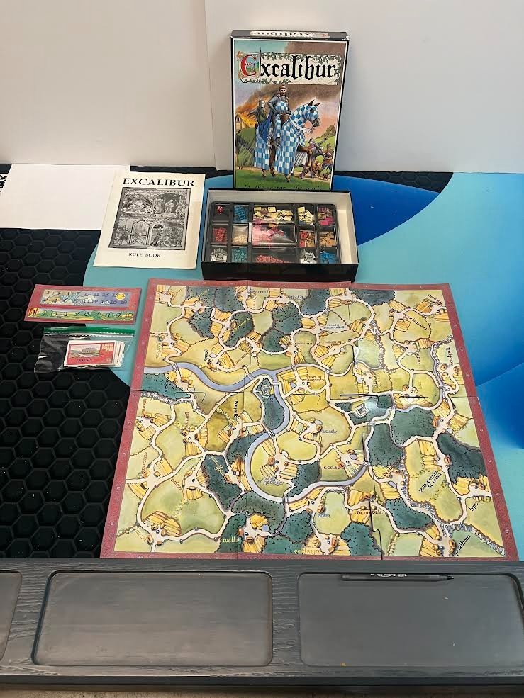 1989 Vintage Excalibur Board Game – Wotan Games